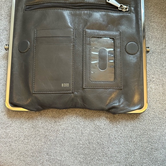 HOBO Handbags - HOBO Grey Leather Clutch